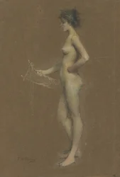 Safo, 1893-94 (pastel sobre papel pardo)